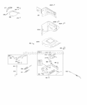 Controls Governor Spring Diagram and Parts List for 21C214-0111-E1  Briggs and Stratton Engine
